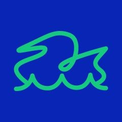 Petit logo bleau de la libraire l'Oiseau Tempête'